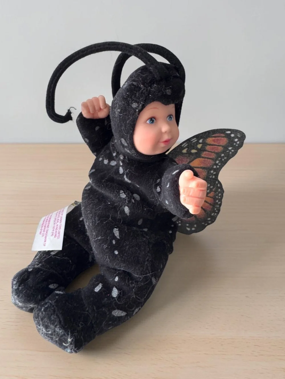 Anne Geddes Baby Doll Monarch Butterfly Costume Unimax Plush 10 Inch Collectible